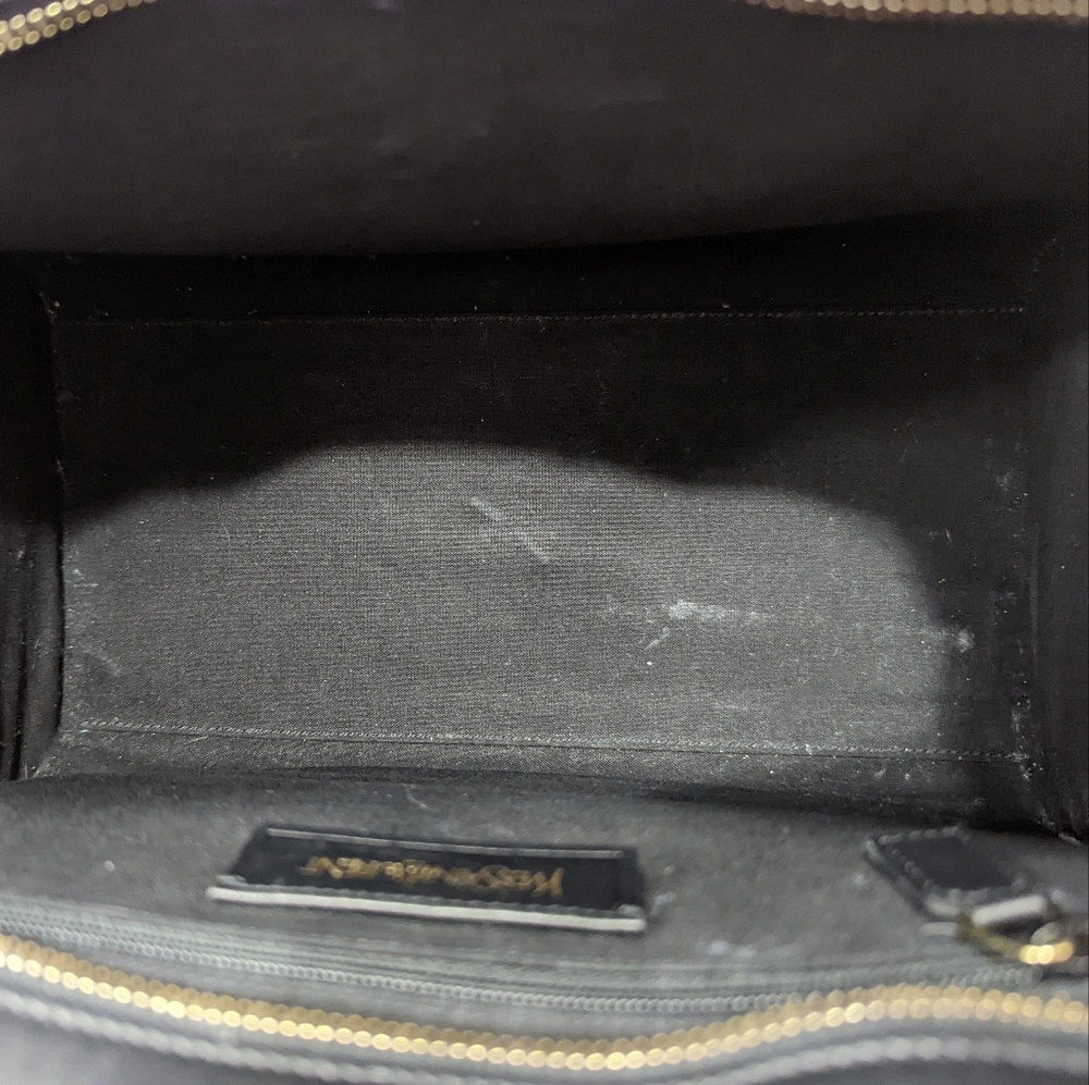 Authentic Saint Laurent ysl black shoulder and top handle bag - Picture 10 of 12